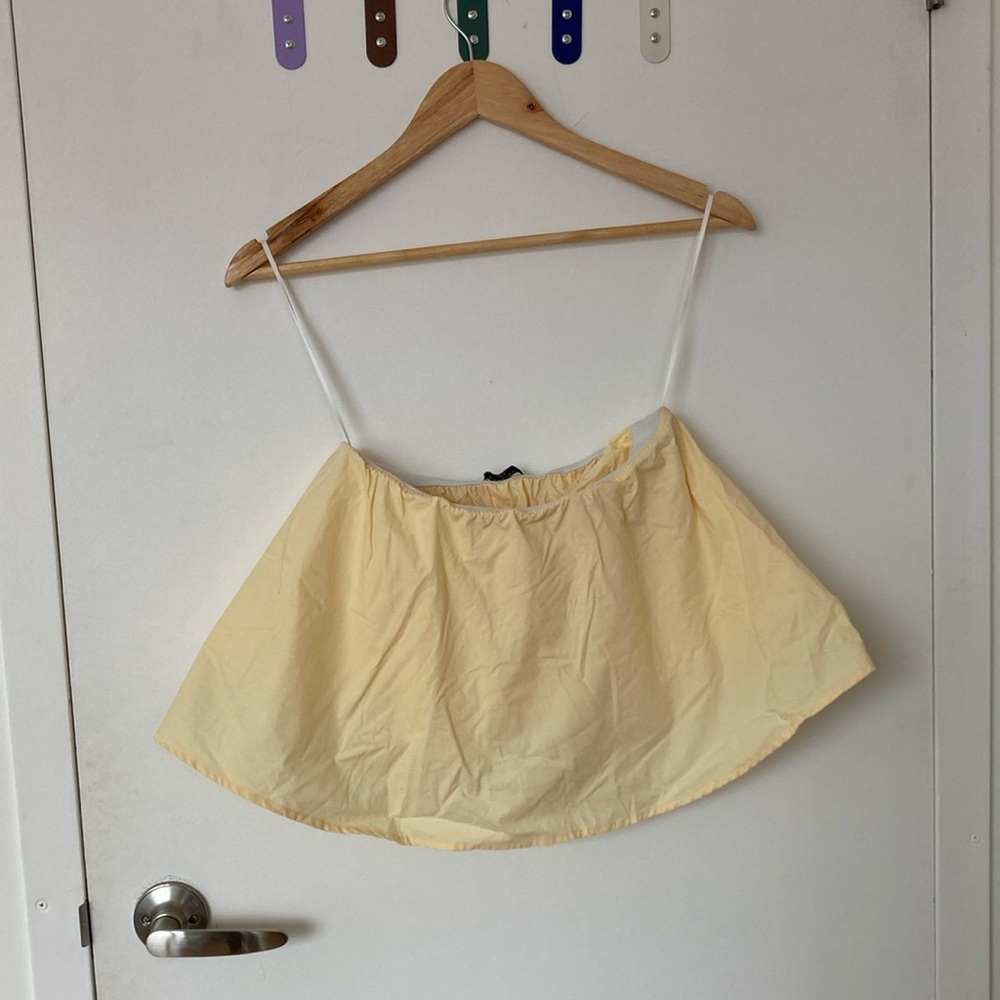 Babaton yellow tube top, size XXS